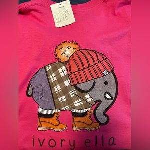 Long Sleeve Pink Ivory Ella Fall Feelings Shirt
